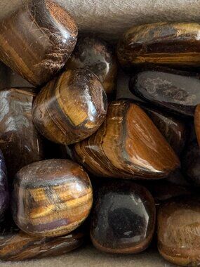 Tiger Eye Polished Crystal Tumble